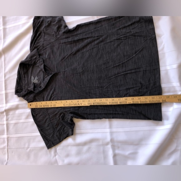 Ladies Grey Short Sleeve Golf Tee - Picture 5 of 9